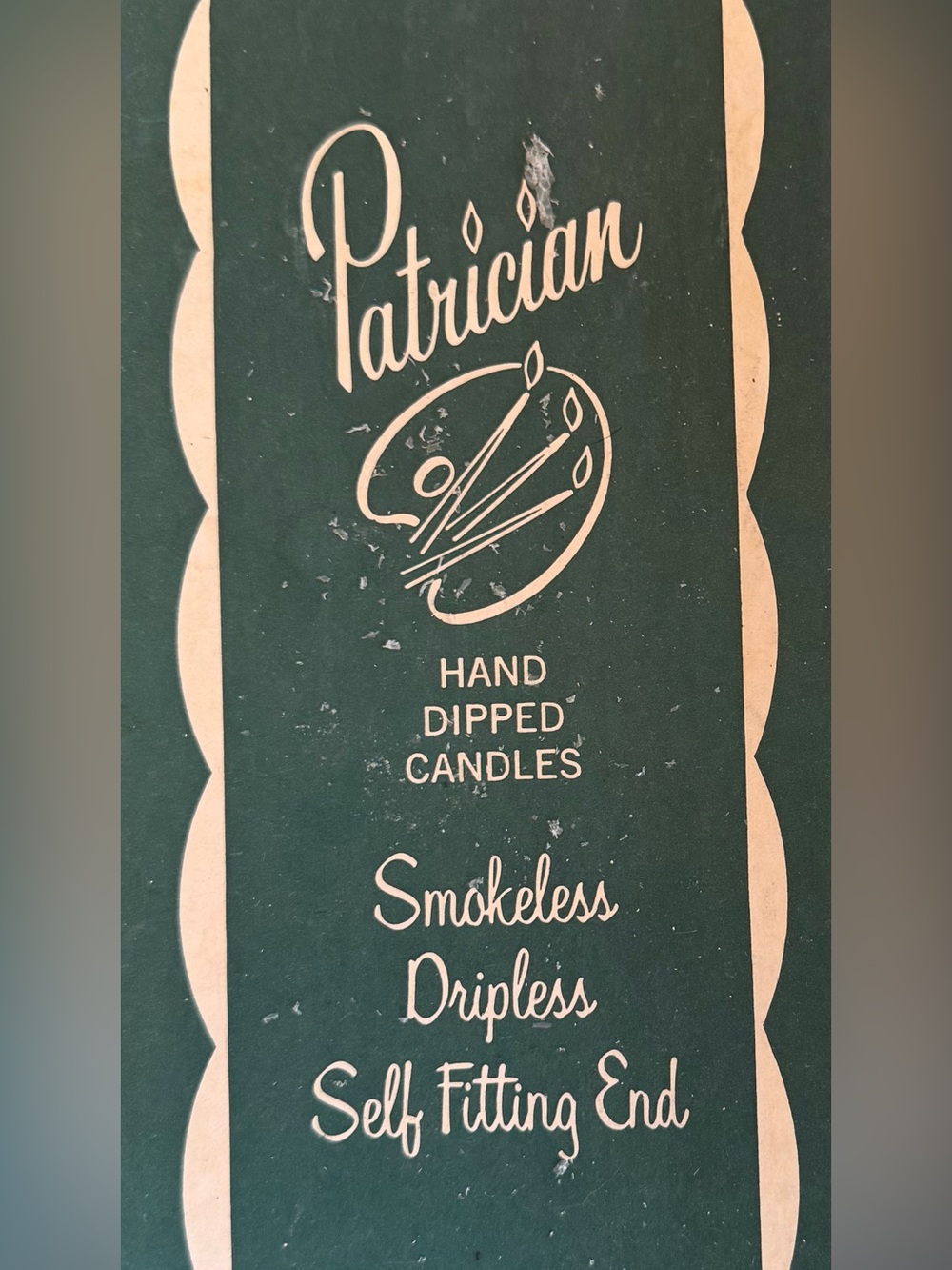 Vintage Patrician Taper Candles Rare MCM Colors NOS Box